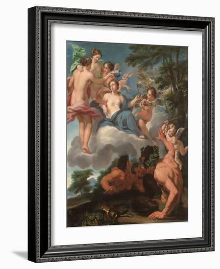 Allegory of Love Conquering Lust-Luigi Garzi-Framed Giclee Print