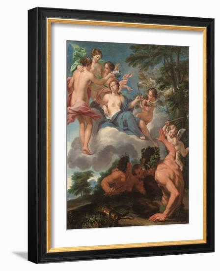 Allegory of Love Conquering Lust-Luigi Garzi-Framed Giclee Print