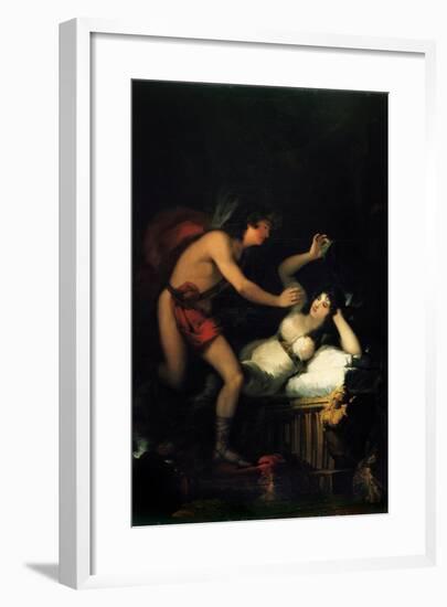 Allegory of Love (Cupid and Psych)-Francisco de Goya-Framed Giclee Print