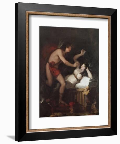 Allegory of Love (Cupid and Psyche)-Francisco de Goya-Framed Art Print