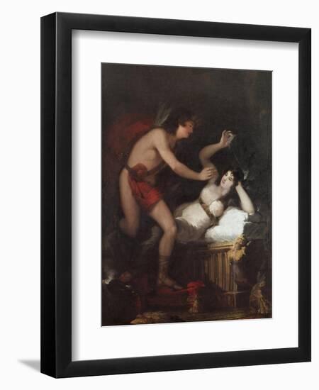 Allegory of Love (Cupid and Psyche)-Francisco de Goya-Framed Art Print