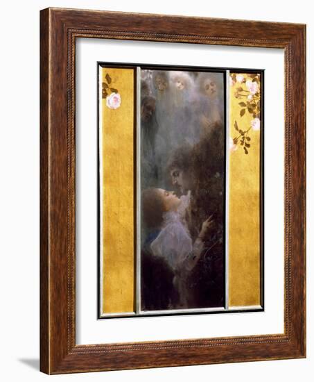 Allegory of Love Painting by Gustav Klimt (1862-1918), 1895. Oil on Canvas. Dim: 0.60 X 0.44 M.Vien-Gustav Klimt-Framed Giclee Print