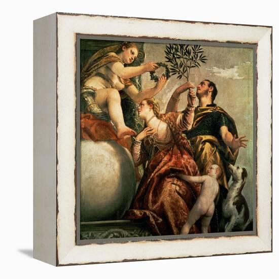 Allegory of Love: The Happy Union, Around 1570-Paolo Veronese-Framed Premier Image Canvas