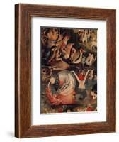 Allegory of Luxury, Central Panel of The Garden of Earthly Delights, c. 1503-04-Hieronymus Bosch-Framed Giclee Print
