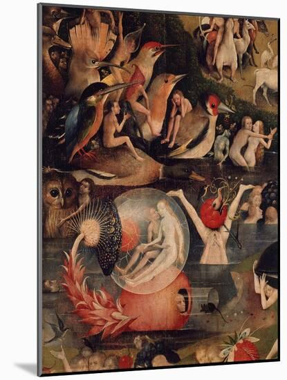 Allegory of Luxury, Central Panel of The Garden of Earthly Delights, c. 1503-04-Hieronymus Bosch-Mounted Giclee Print