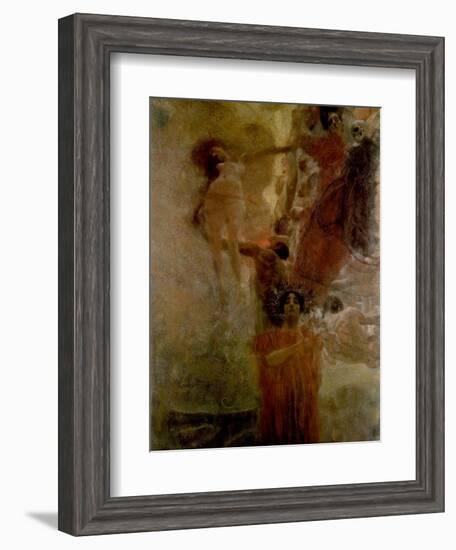 Allegory of Medicine-Gustav Klimt-Framed Giclee Print