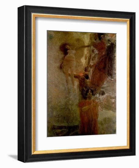 Allegory of Medicine-Gustav Klimt-Framed Giclee Print