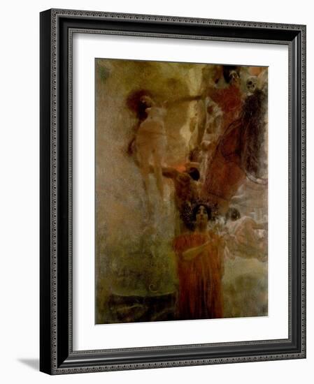 Allegory of Medicine-Gustav Klimt-Framed Giclee Print