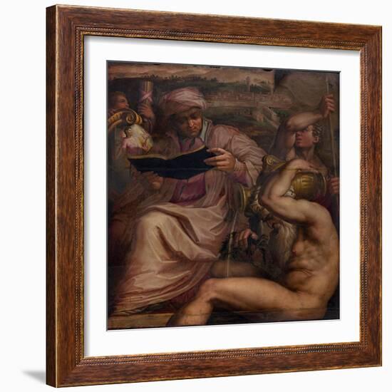 Allegory of Mugello, 1563-1565-Giorgio Vasari-Framed Giclee Print