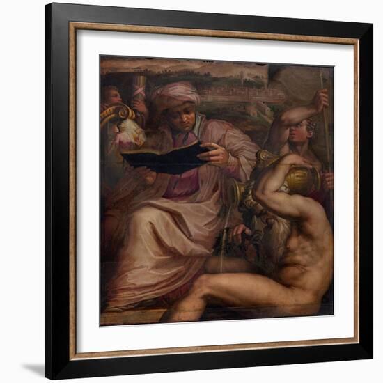 Allegory of Mugello, 1563-1565-Giorgio Vasari-Framed Giclee Print