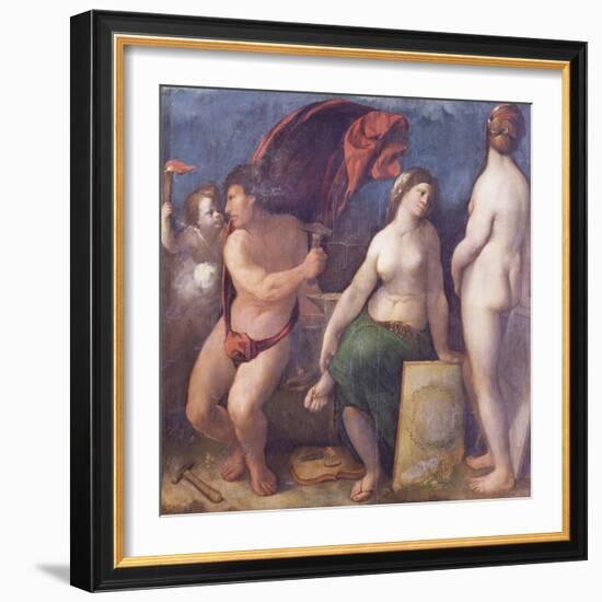 Allegory of Music, 1522-Dosso Dossi-Framed Giclee Print