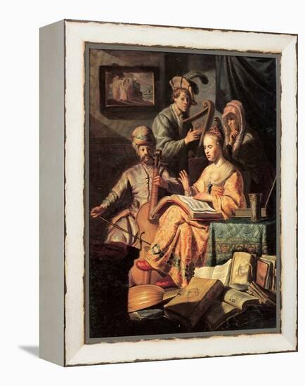 Allegory of Music, 1626-Rembrandt van Rijn-Framed Premier Image Canvas