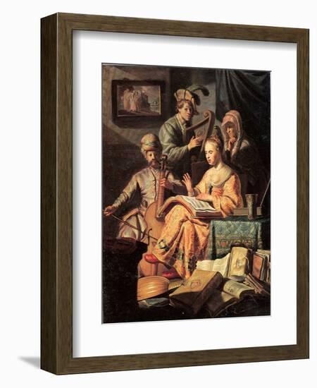 Allegory of Music, 1626-Rembrandt van Rijn-Framed Giclee Print