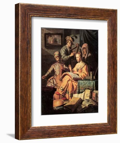 Allegory of Music, 1626-Rembrandt van Rijn-Framed Giclee Print