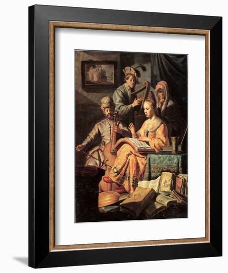 Allegory of Music, 1626-Rembrandt van Rijn-Framed Giclee Print