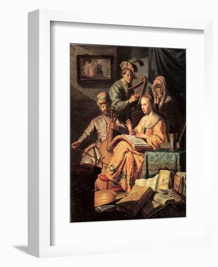 Allegory of Music, 1626-Rembrandt van Rijn-Framed Giclee Print