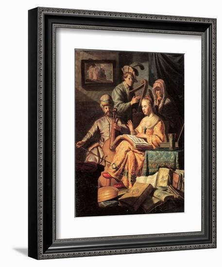 Allegory of Music, 1626-Rembrandt van Rijn-Framed Giclee Print