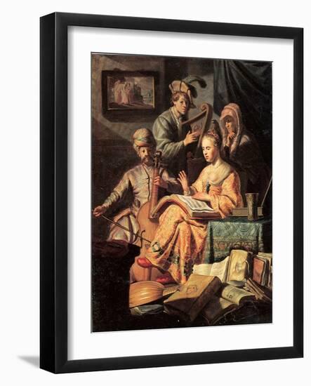 Allegory of Music, 1626-Rembrandt van Rijn-Framed Giclee Print