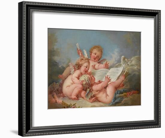 Allegory of Music, 1752-Francois Boucher-Framed Giclee Print