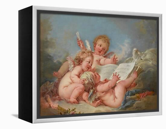 Allegory of Music, 1752-Francois Boucher-Framed Premier Image Canvas