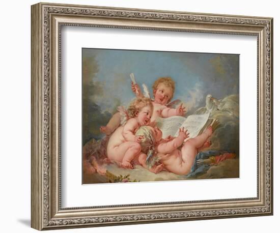 Allegory of Music, 1752-Francois Boucher-Framed Giclee Print