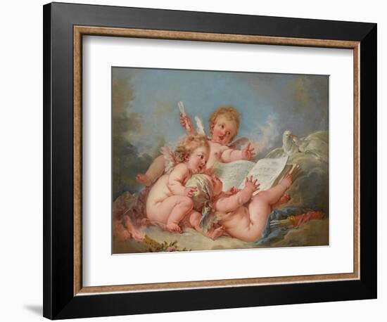 Allegory of Music, 1752-Francois Boucher-Framed Giclee Print