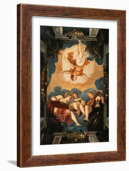 Allegory of Music-Jacopo Robusti Tintoretto-Framed Giclee Print