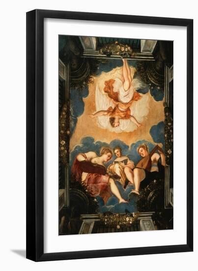 Allegory of Music-Jacopo Robusti Tintoretto-Framed Giclee Print