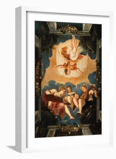 Allegory of Music-Jacopo Robusti Tintoretto-Framed Giclee Print