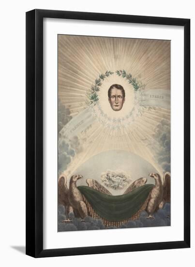 Allegory of Napoleon Surrounded by a Laurel Wreath and a Star-De Labarussias-Framed Giclee Print