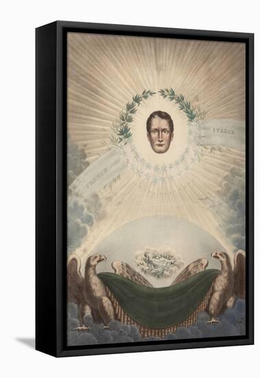 Allegory of Napoleon Surrounded by a Laurel Wreath and a Star-De Labarussias-Framed Premier Image Canvas