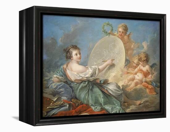 Allegory of Painting, 1765-Francois Boucher-Framed Premier Image Canvas