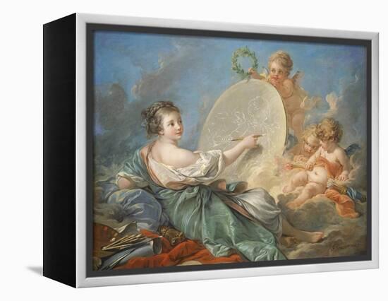 Allegory of Painting, 1765-Francois Boucher-Framed Premier Image Canvas