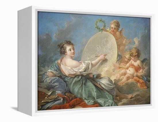 Allegory of Painting, 1765-Francois Boucher-Framed Premier Image Canvas