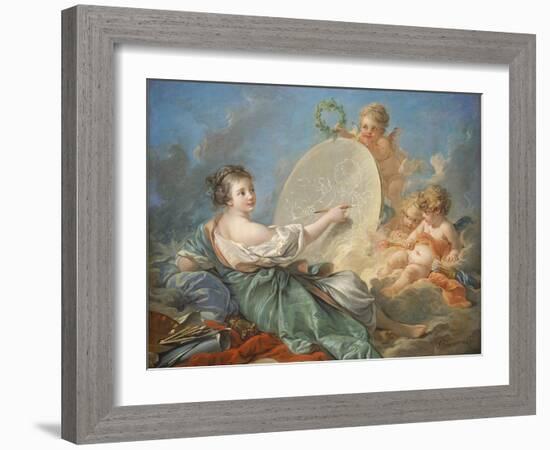 Allegory of Painting, 1765-Francois Boucher-Framed Giclee Print