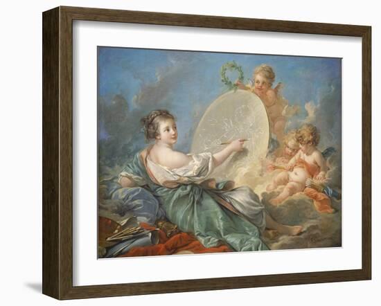 Allegory of Painting, 1765-Francois Boucher-Framed Giclee Print