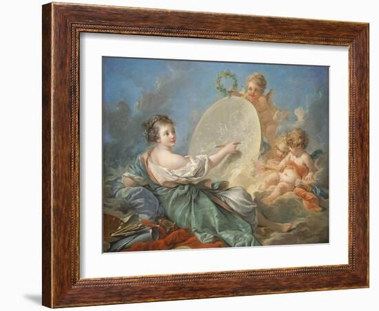 Allegory of Painting, 1765-Francois Boucher-Framed Giclee Print