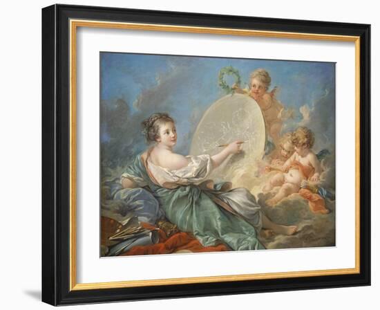 Allegory of Painting, 1765-Francois Boucher-Framed Giclee Print