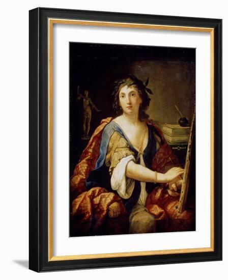 Allegory of Painting (Self-Portrait), 1658-Elisabetta Sirani-Framed Giclee Print