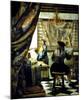 Allegory of Painting-Johannes Vermeer-Mounted Giclee Print