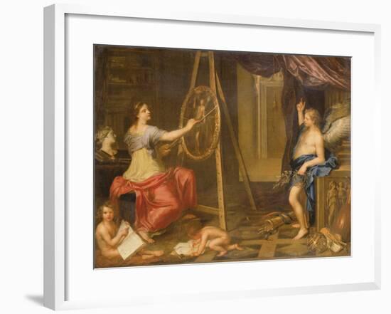 Allegory of Painting-Charles Alphonse Dufresnoy-Framed Giclee Print