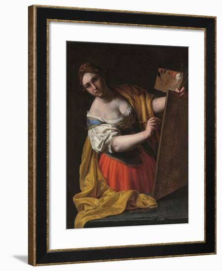 Allegory of Painting-Alessandro Turchi-Framed Giclee Print