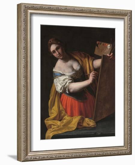 Allegory of Painting-Alessandro Turchi-Framed Giclee Print