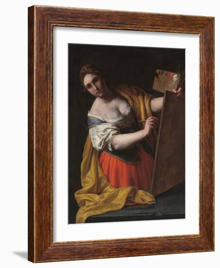 Allegory of Painting-Alessandro Turchi-Framed Giclee Print