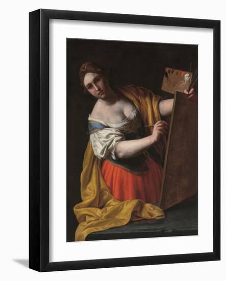 Allegory of Painting-Alessandro Turchi-Framed Giclee Print