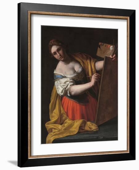 Allegory of Painting-Alessandro Turchi-Framed Giclee Print