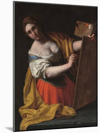 Allegory of Painting-Alessandro Turchi-Mounted Giclee Print