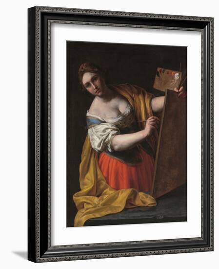 Allegory of Painting-Alessandro Turchi-Framed Giclee Print