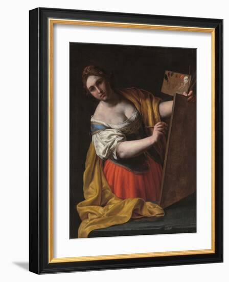 Allegory of Painting-Alessandro Turchi-Framed Giclee Print