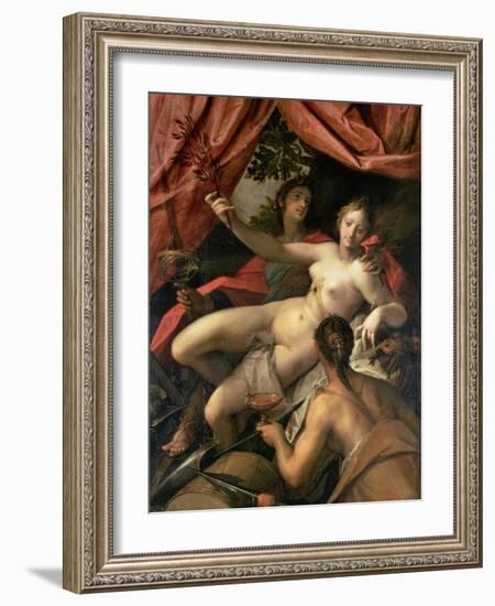 Allegory of Peace, Art and Abundance, 1602-Hans von Aachen-Framed Giclee Print